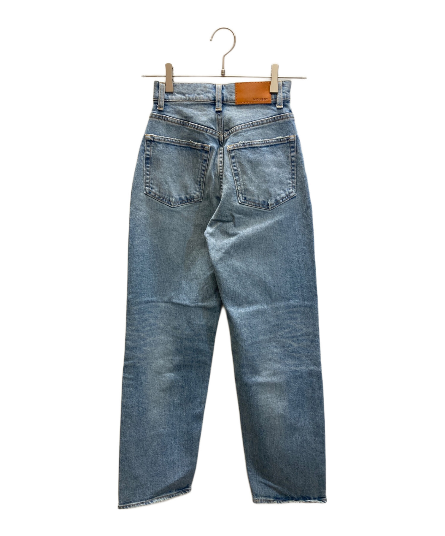 中古・古着通販】moussy (マウジー) デニムパンツ ライトインディゴ 