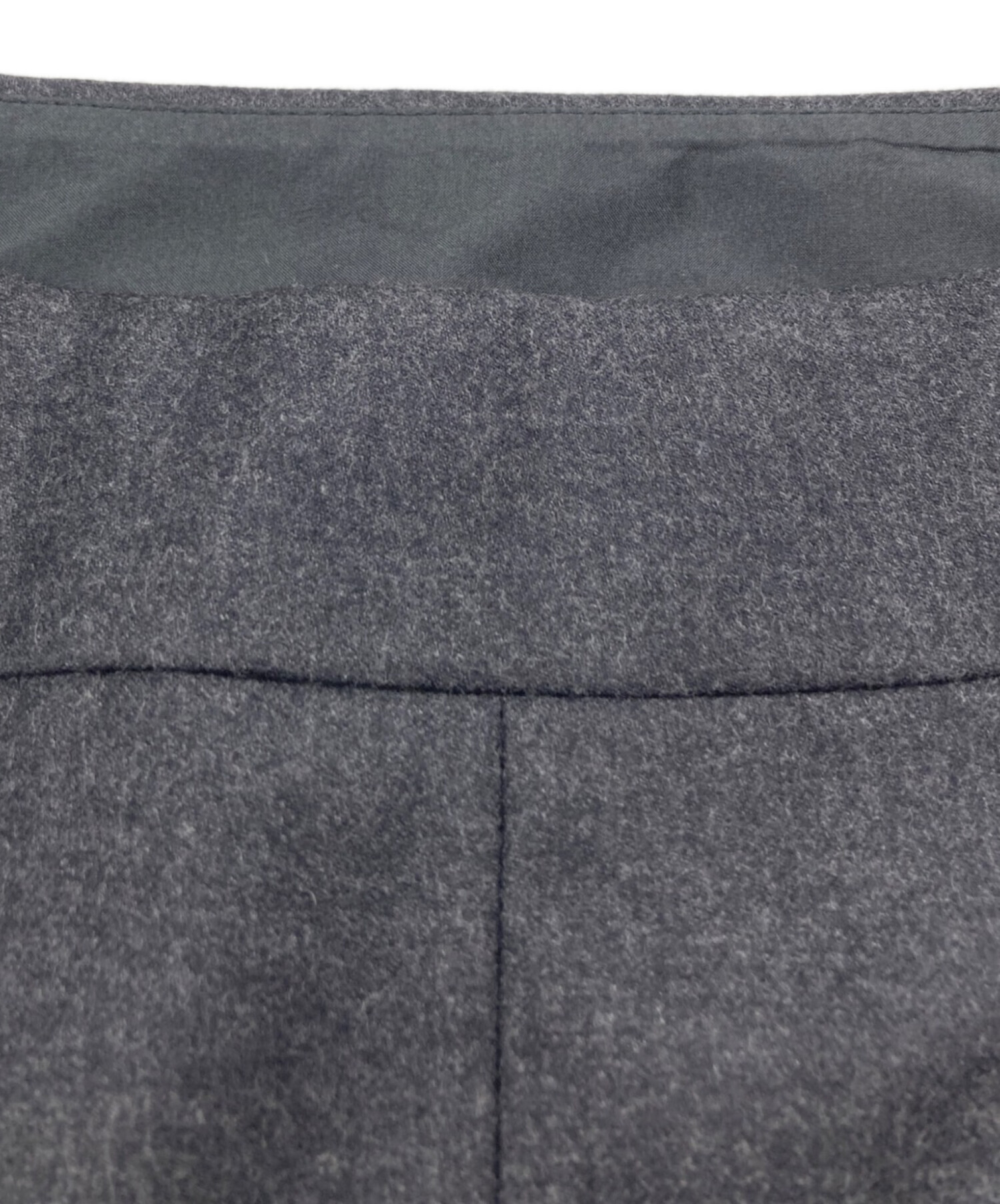 中古・古着通販】CHANEL (シャネル) ウールカシミヤスカート グレー 