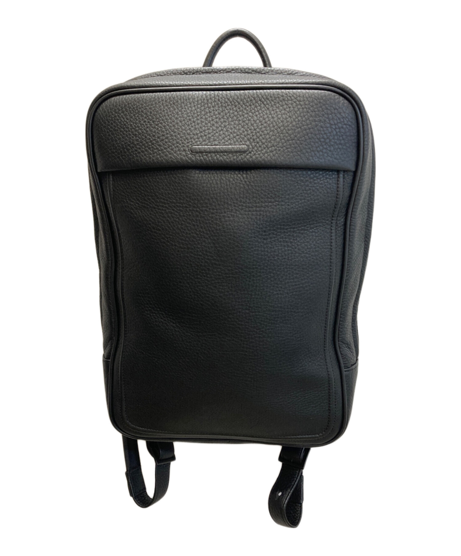 objects.io ソフトバックパック レザー ブラック 大容量 objects.io