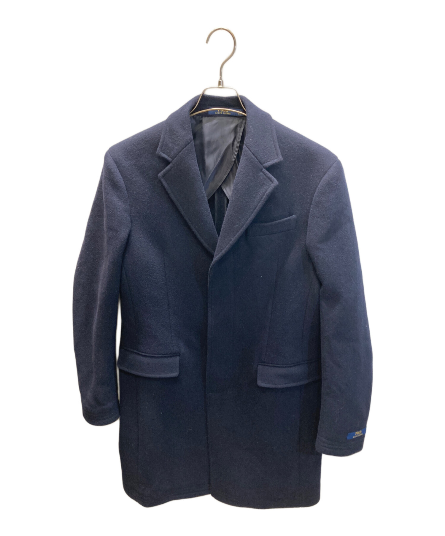 ポロ ラルフローレン チェスターコート ネービー m ポロ ラルフローレン チェスターコート ネービー m