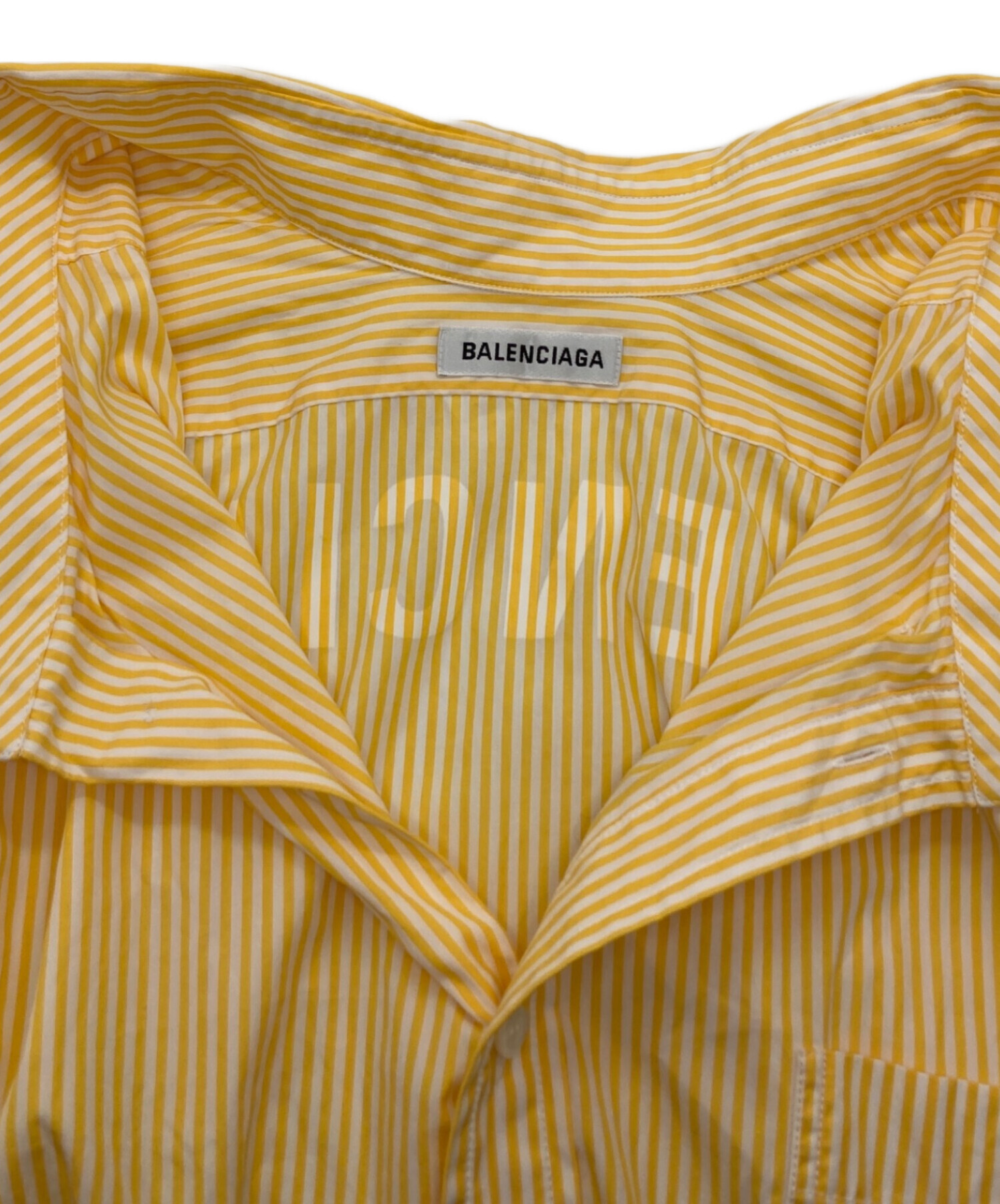 中古・古着通販】BALENCIAGA (バレンシアガ) バックロゴストライプ  