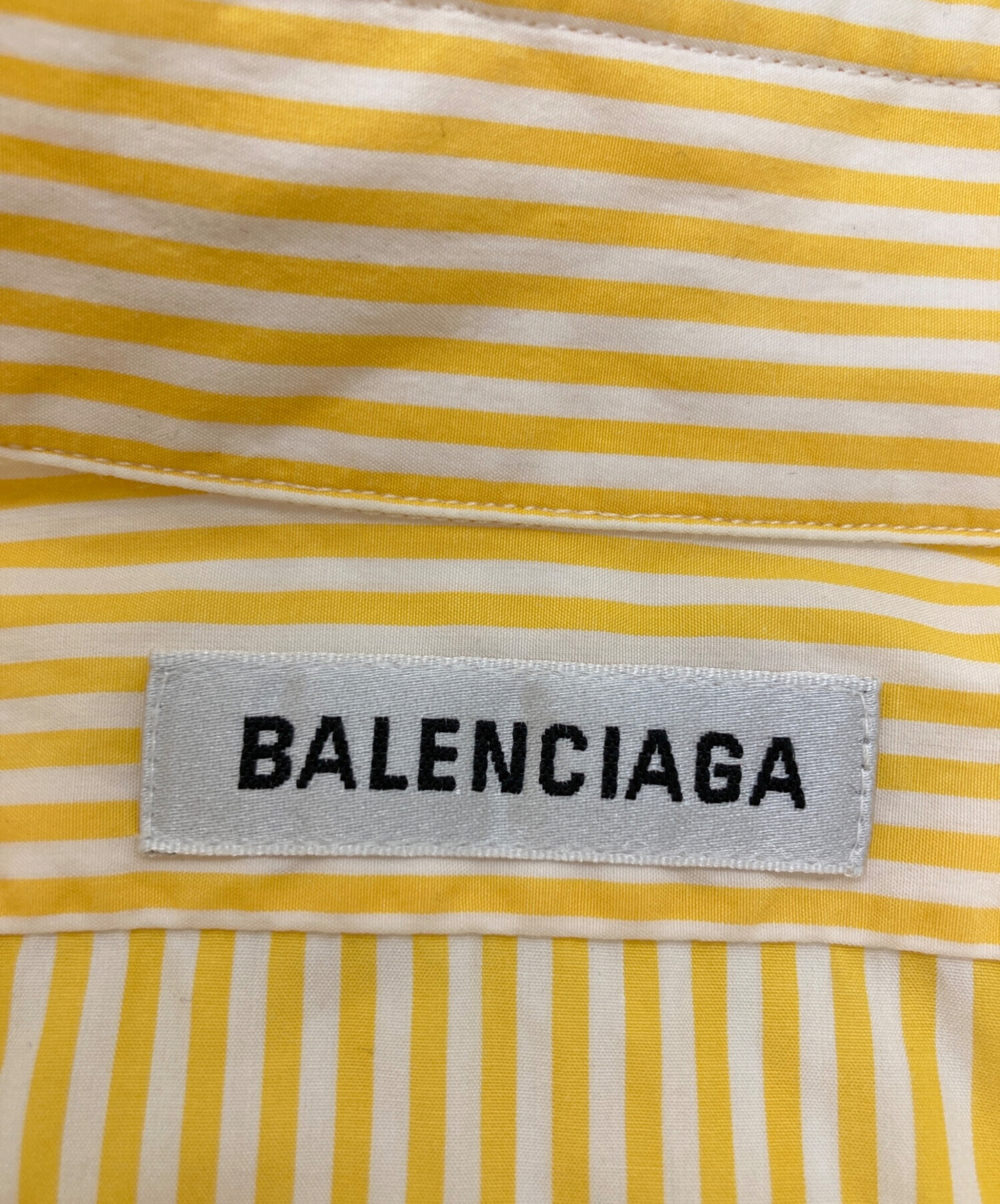 中古・古着通販】BALENCIAGA (バレンシアガ) バックロゴストライプ  