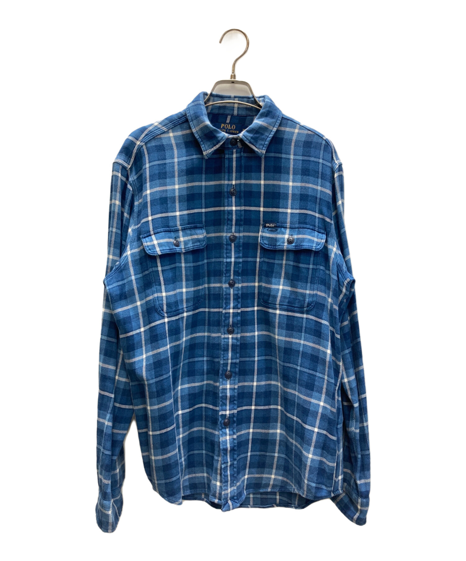 POLO ラルフローレン ネルシャツ Mサイズ 日本未発売｜ファッション