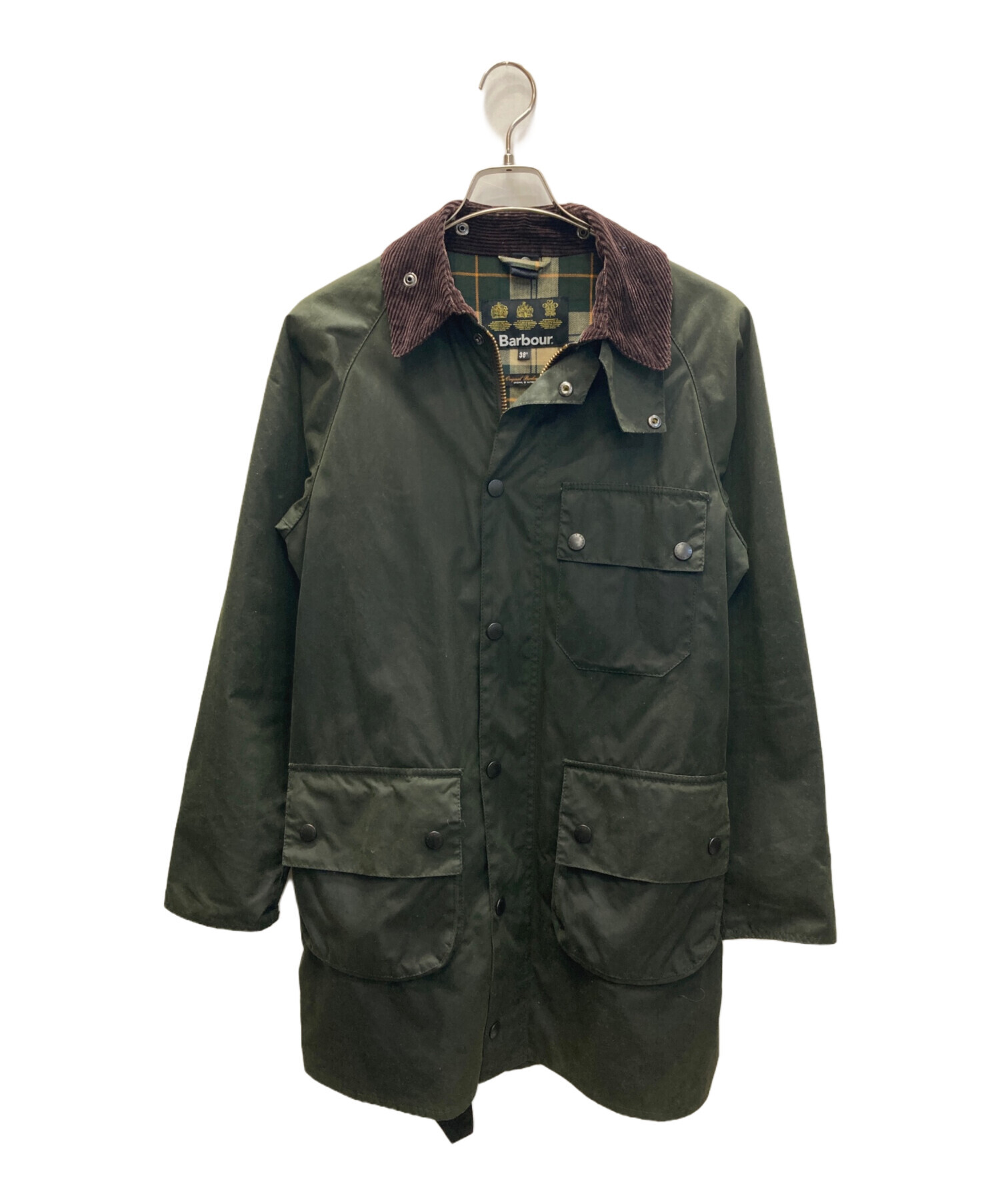 Barbour オリーブグリーンジャケット 38 Barbour オリーブグリーン ジャケット