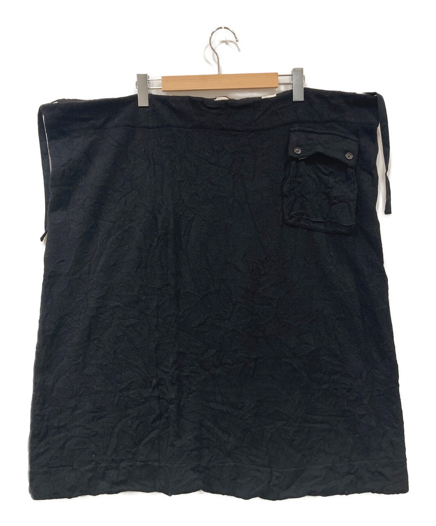 Y's (ワイズ) ウールスカート ブラック サイズ:2