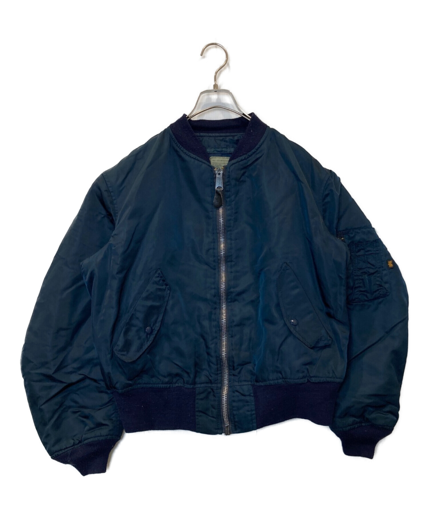 アルファ90年代MA-1XLUSA製ネイビー
