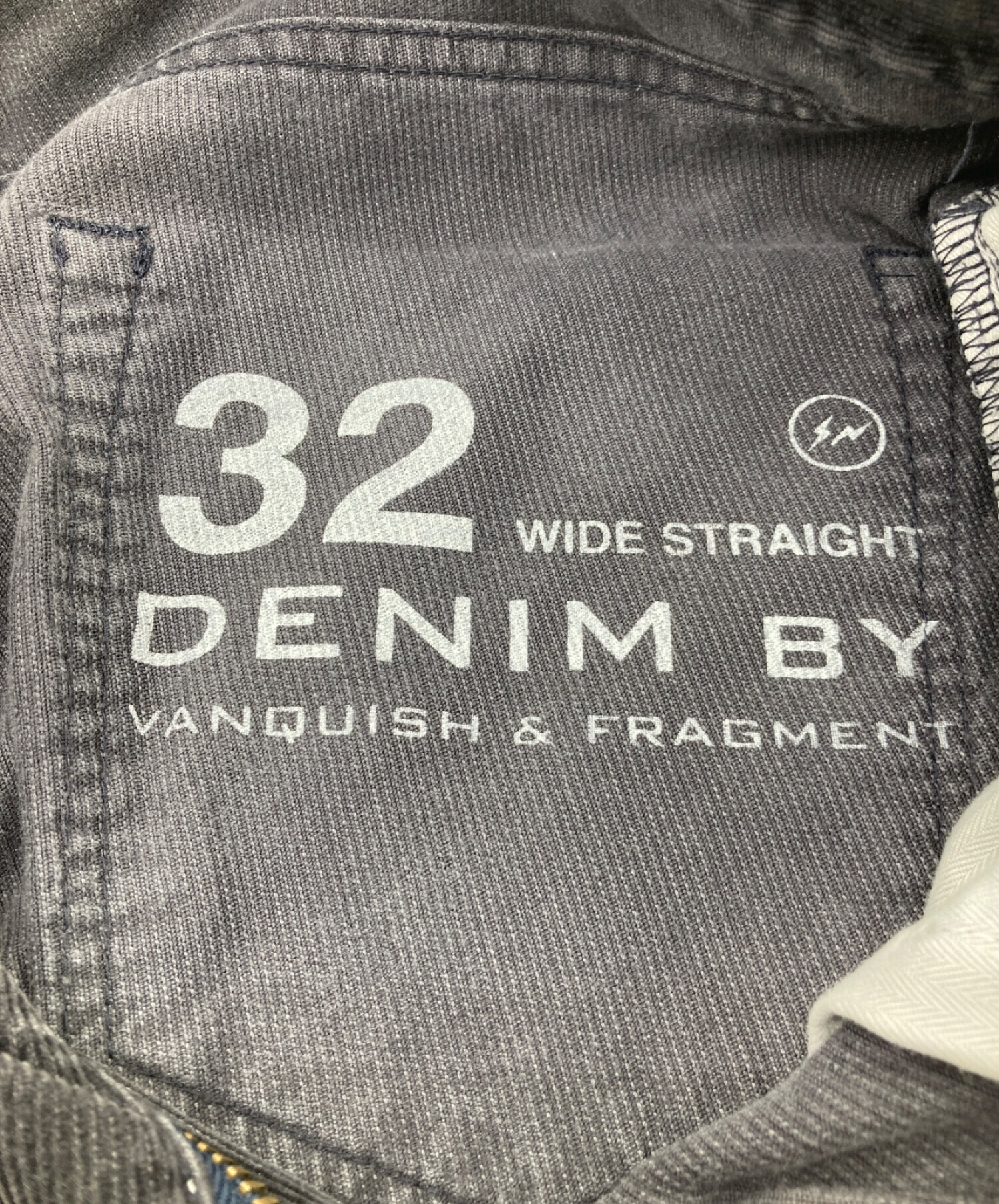 DENIM BY VANQUISH&FRAGMENT (デニムバイヴァンキッシュ&フラグメント) コーデュロイパンツ ブラック サイズ:32
