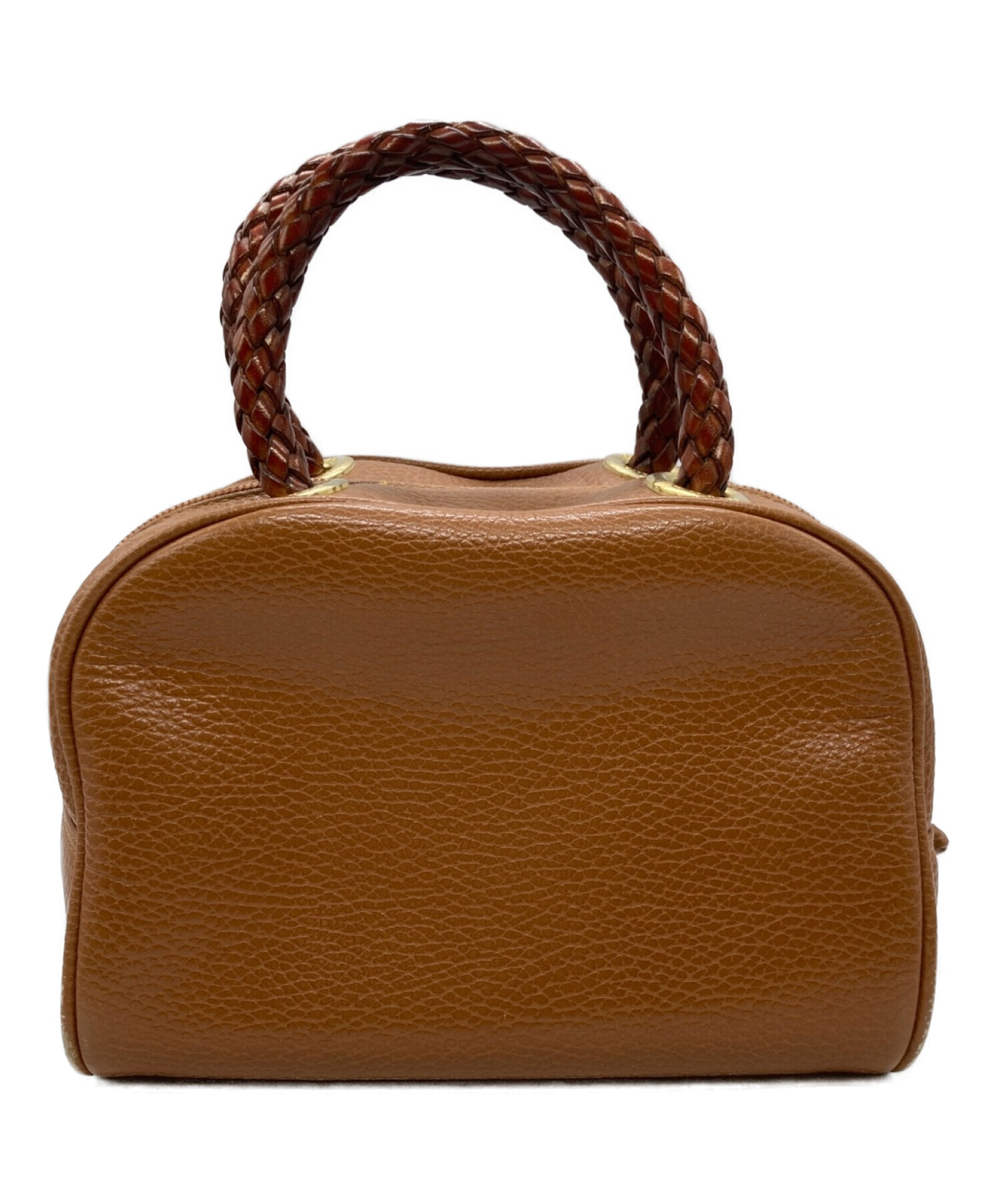 DESMO デズモ 小さから ハンドバッグ レザー かわいい キャメルブラウン 