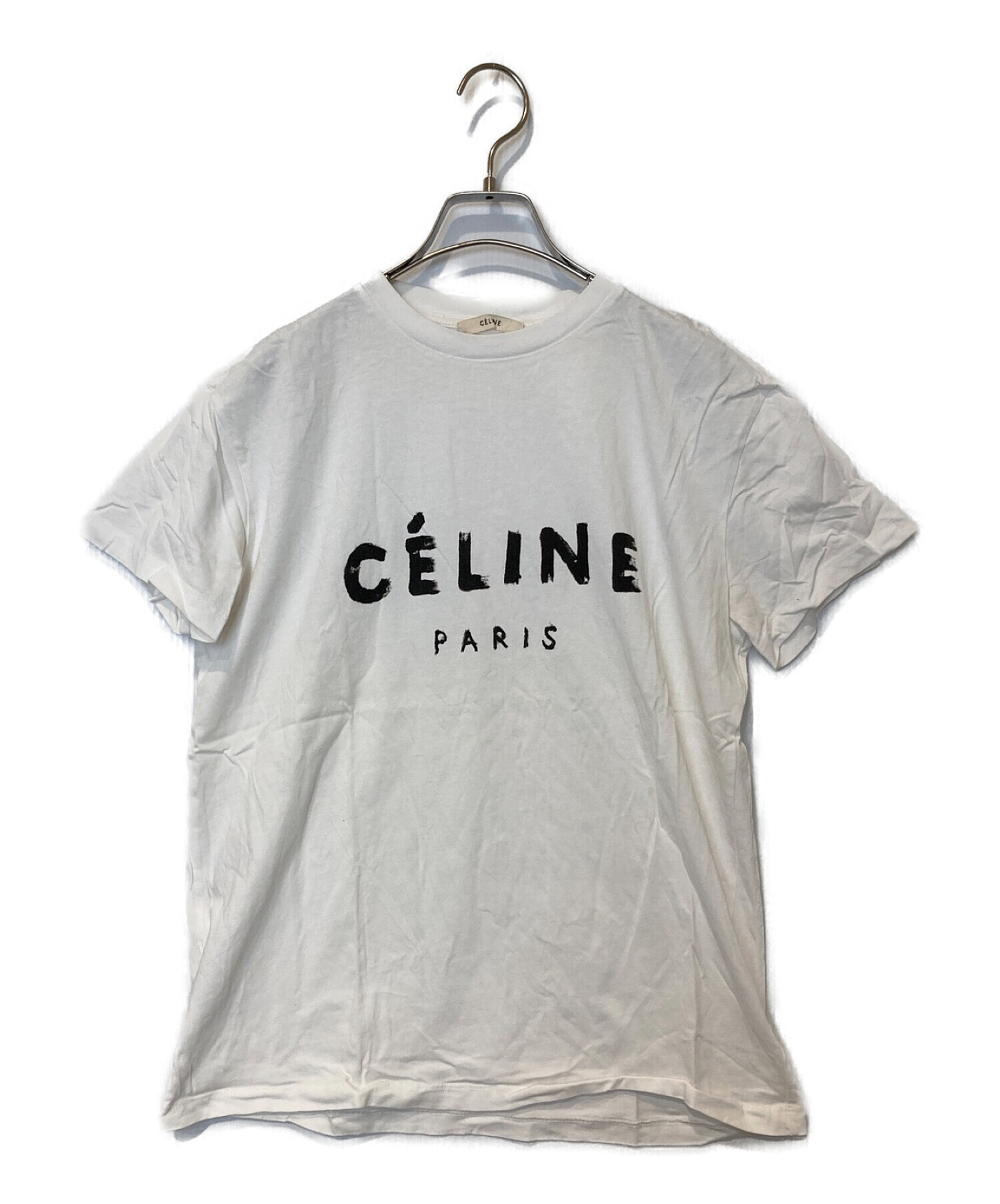 着丈56cmCELINE セリーヌ ロゴTシャツ - Tシャツ/カットソー(半袖/袖なし)