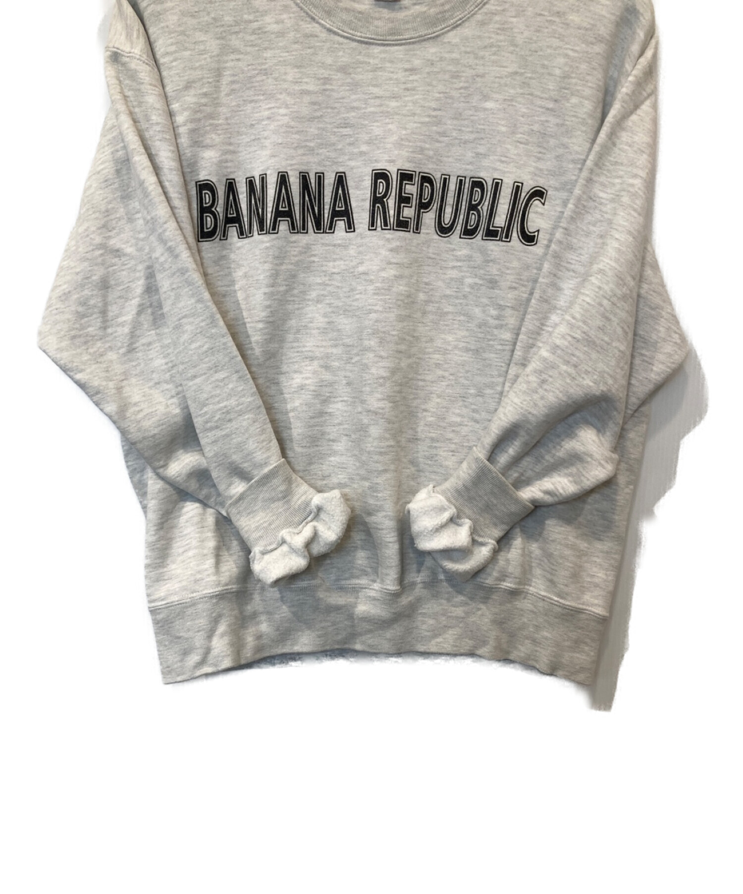 BANANA REPUBLIC (バナナリパブリック) 【古着】ロゴスウェット ブルー サイズ:M