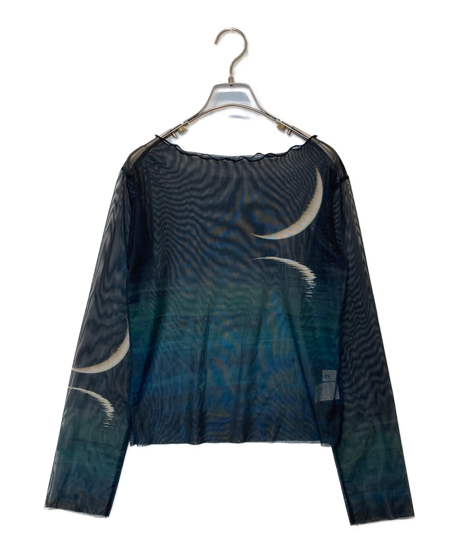 中古・古着通販】sahara (サハラ) See Through Cutsew ブラック サイズ 