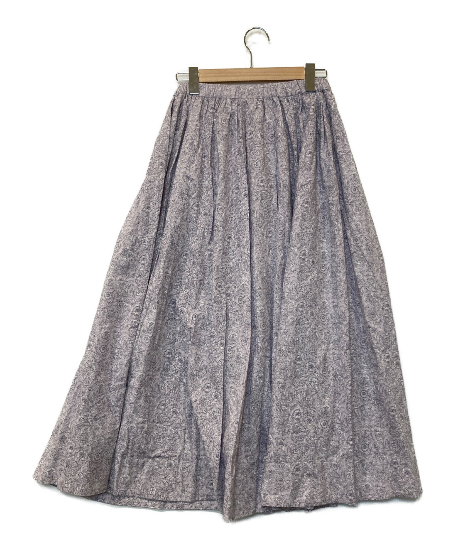 KAGURE (カグレ) コットンプリントギャザースカート ピンク サイズ:FREE 未使用品