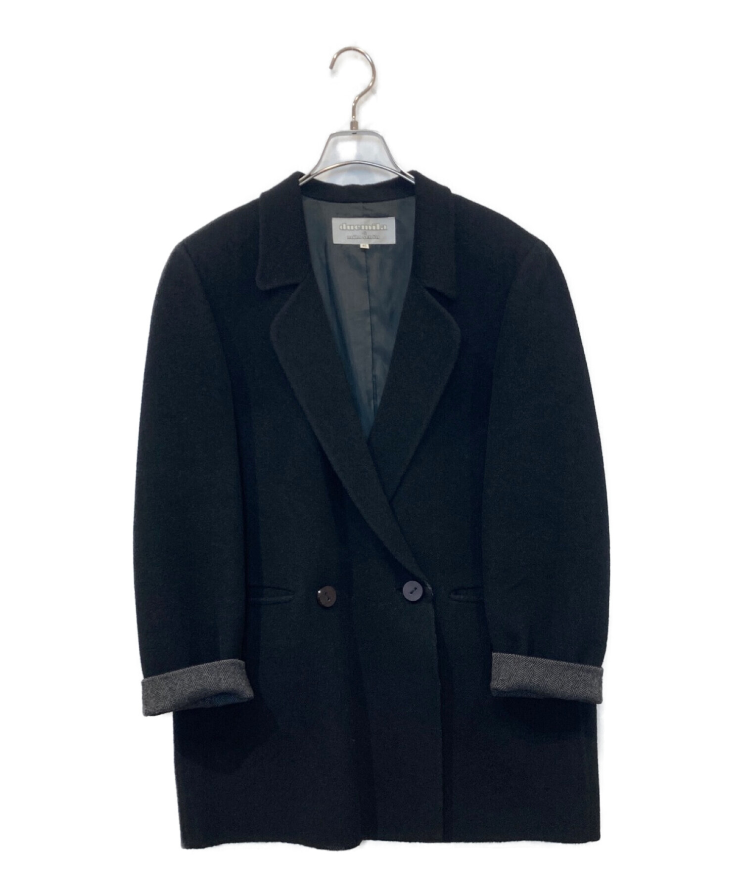 ミラショーン　カシミアシルク地　ジャケット　紺 40 ファッション ミラショーン カシミアシルク地 ジャケット 紺