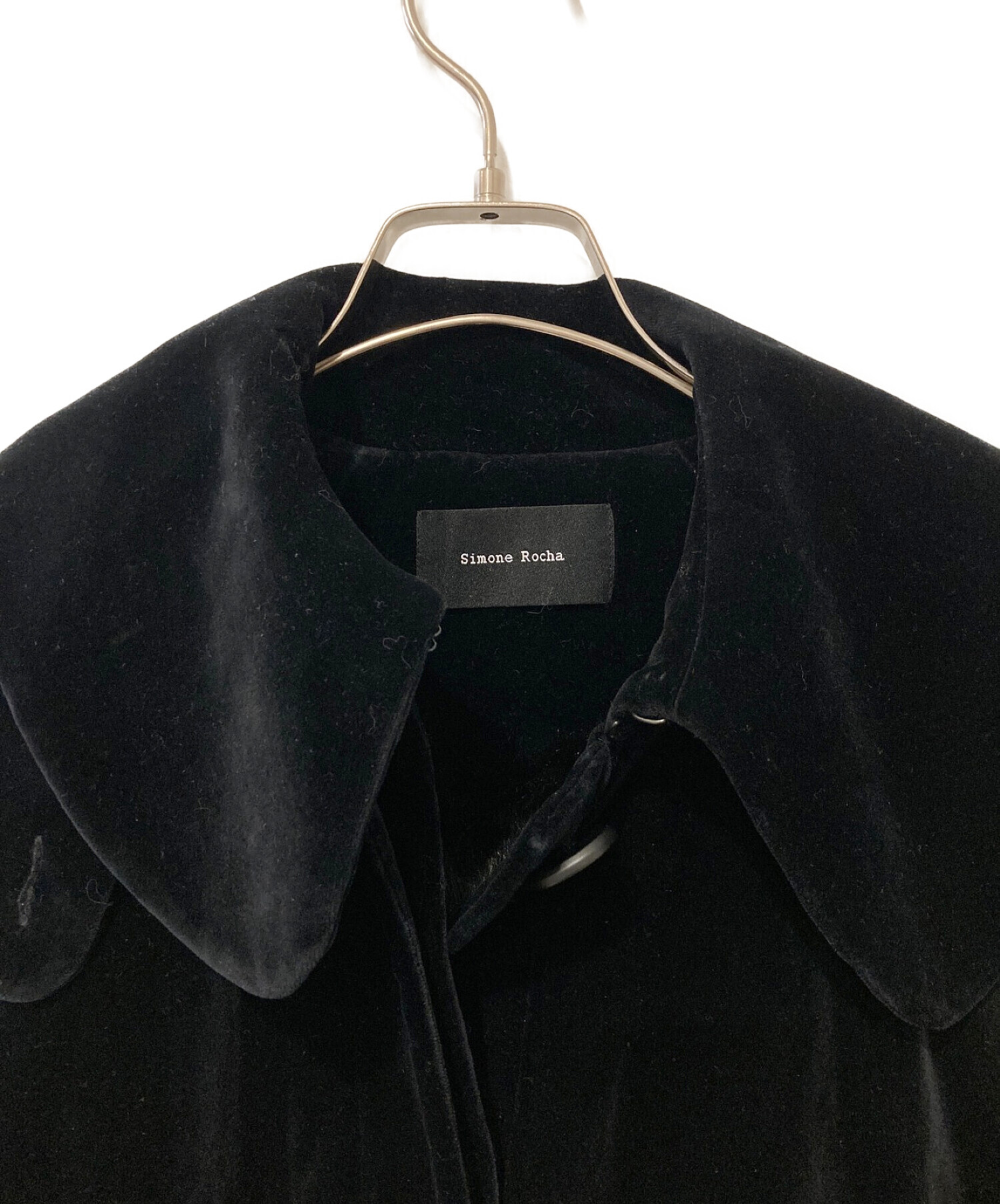中古・古着通販】Simone Rocha (シモーネ ロシャ) ベロア丸襟 