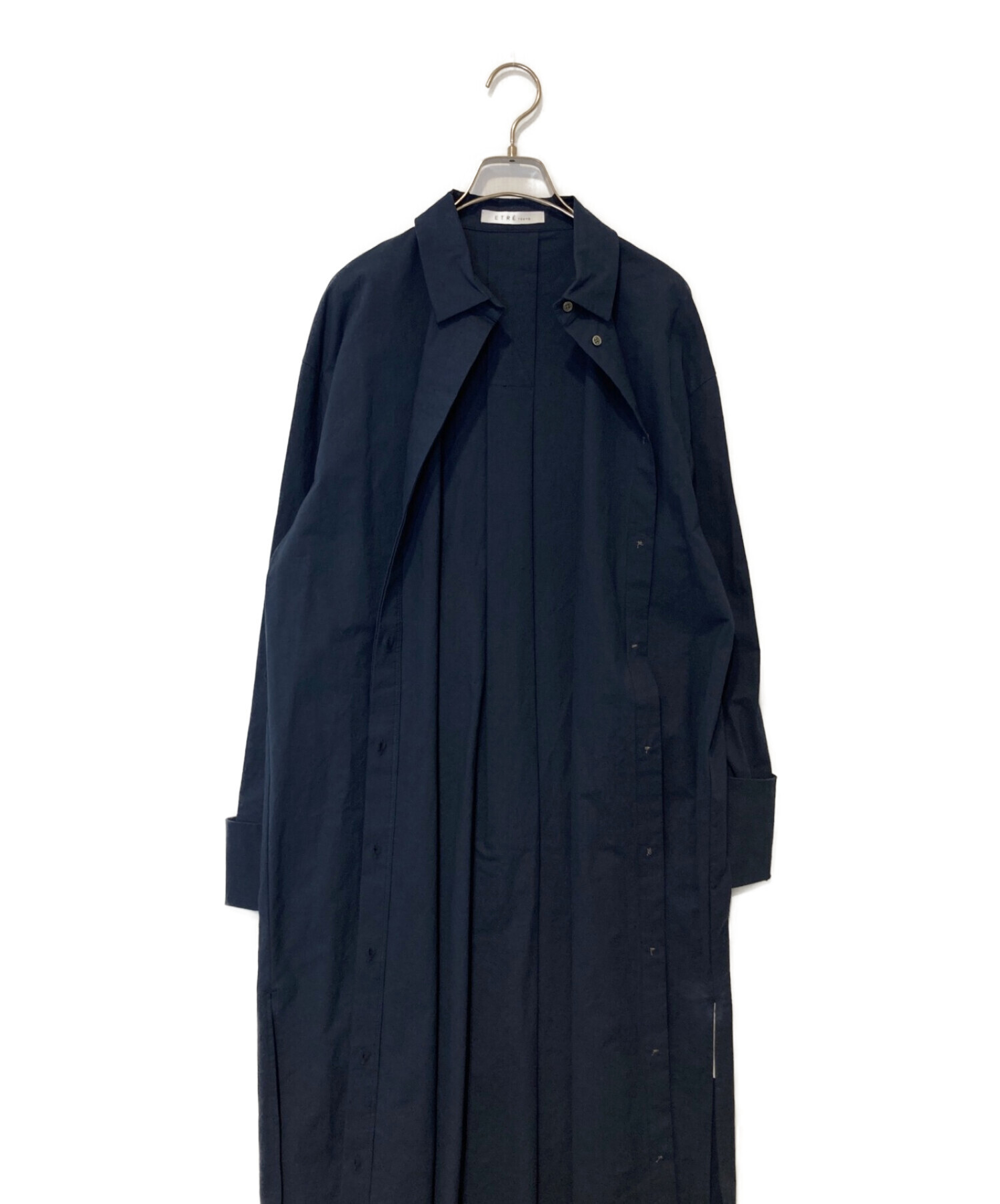 etre tokyo シャツ ワンピース ロング マキシ 2way バルーン（中古 