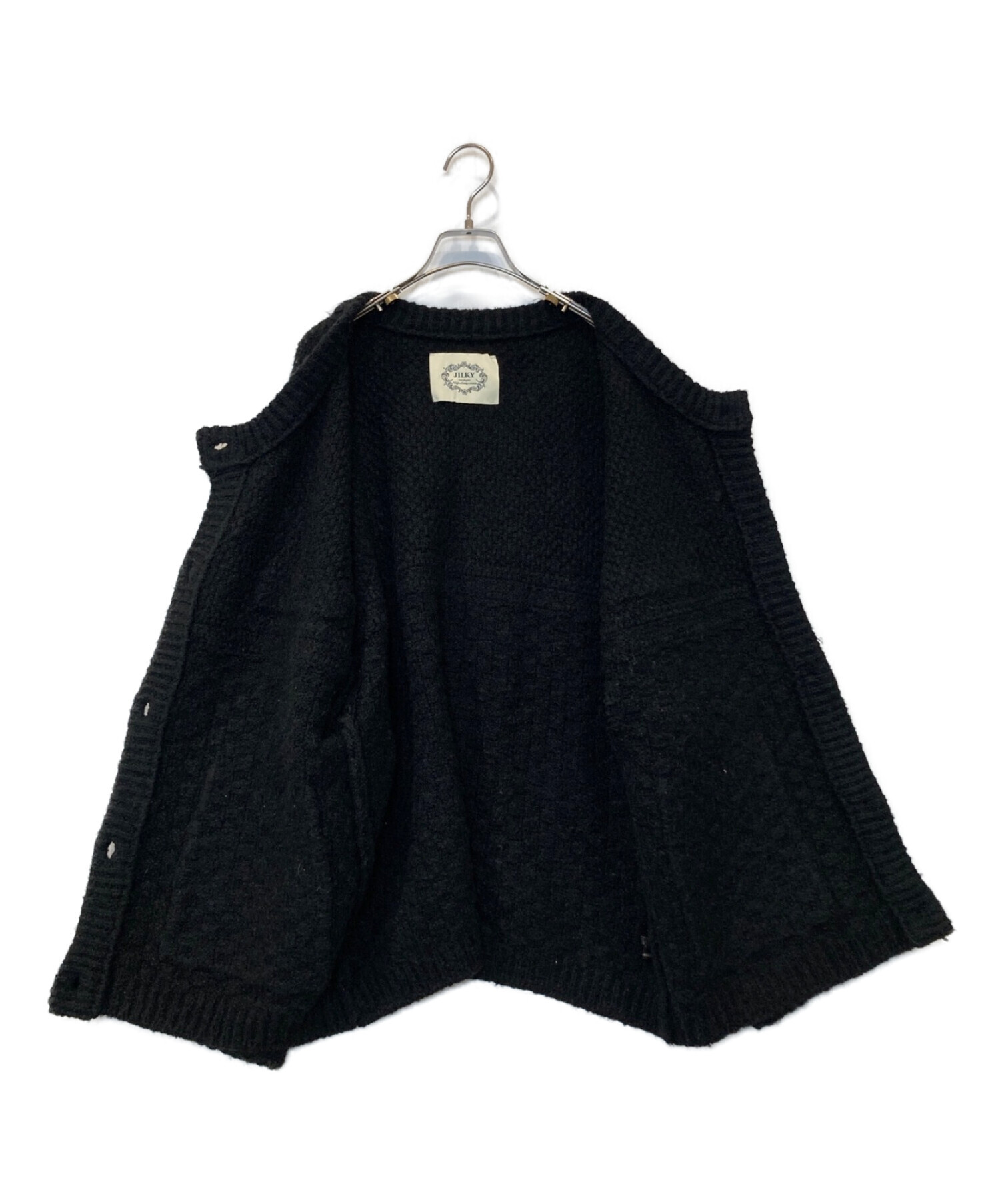 中古・古着通販】Jilky (ジルキー) ツイードニットカーディガン 