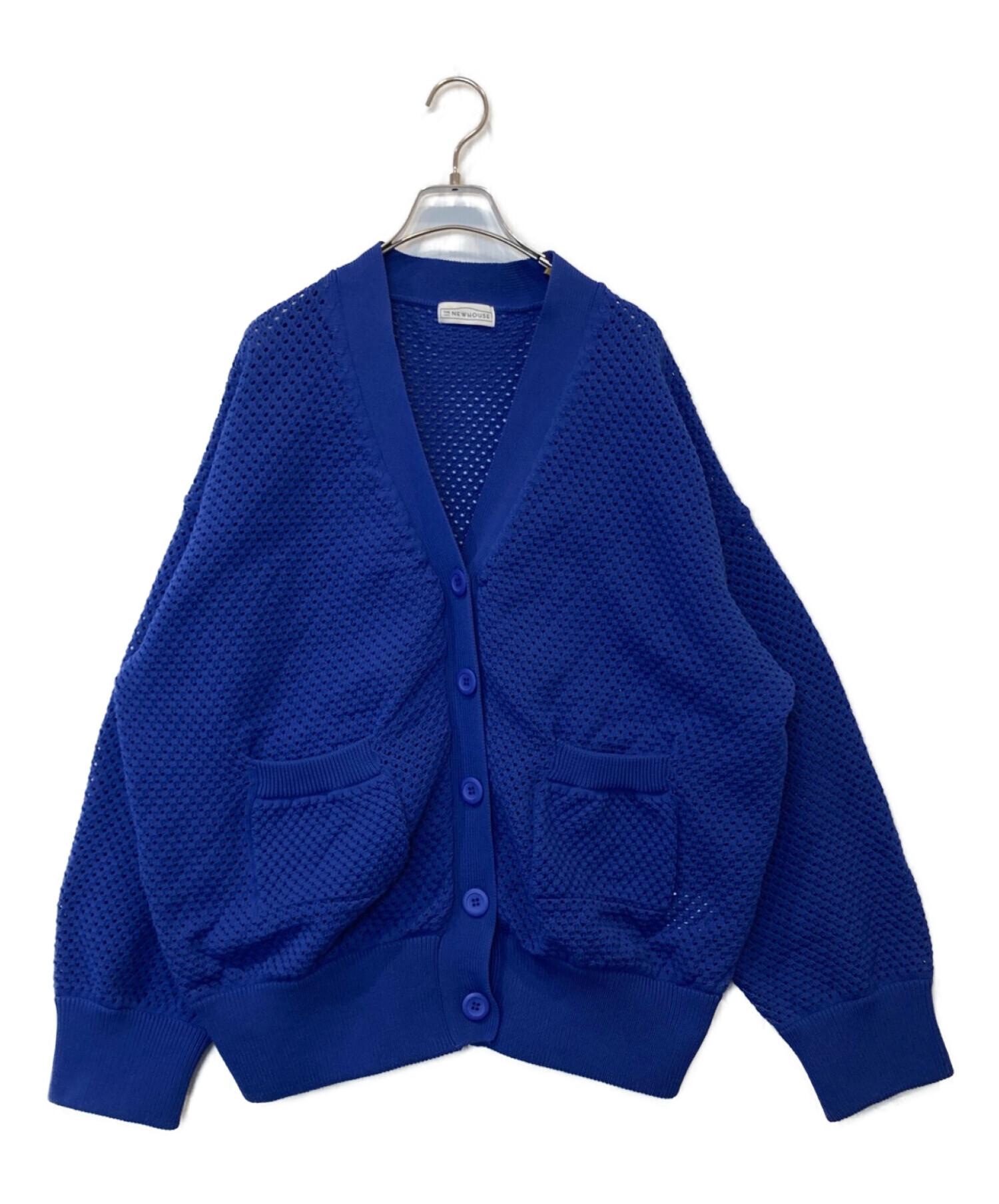 中古・古着通販】THE NEWHOUSE (ザ ニューハウス) カーディガン ブルー 