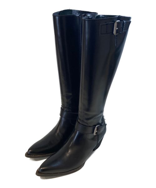 ジュンヤワタナベ コムデギャルソン スタッズロングブーツ 黒L 新品未