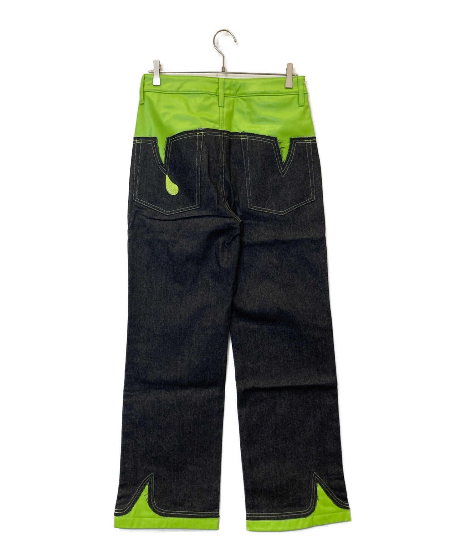 中古・古着通販】WHOVER (フーバー) Vampire Jeans ブラック×グリーン 