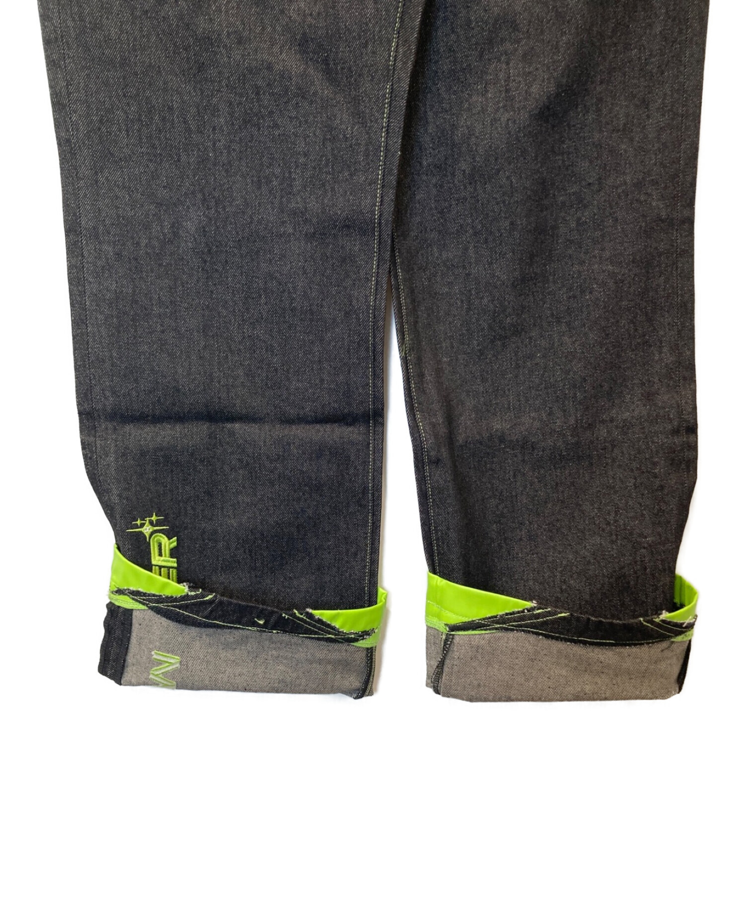 中古・古着通販】WHOVER (フーバー) Vampire Jeans ブラック×グリーン