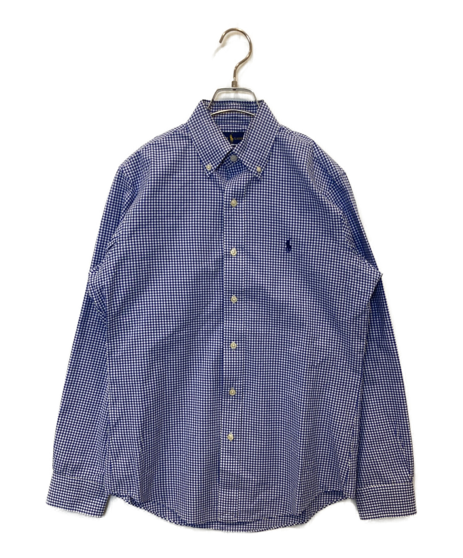 POLO RALPH LAUREN (ポロ・ラルフローレン) チェックシャツ ブルー サイズ:XS