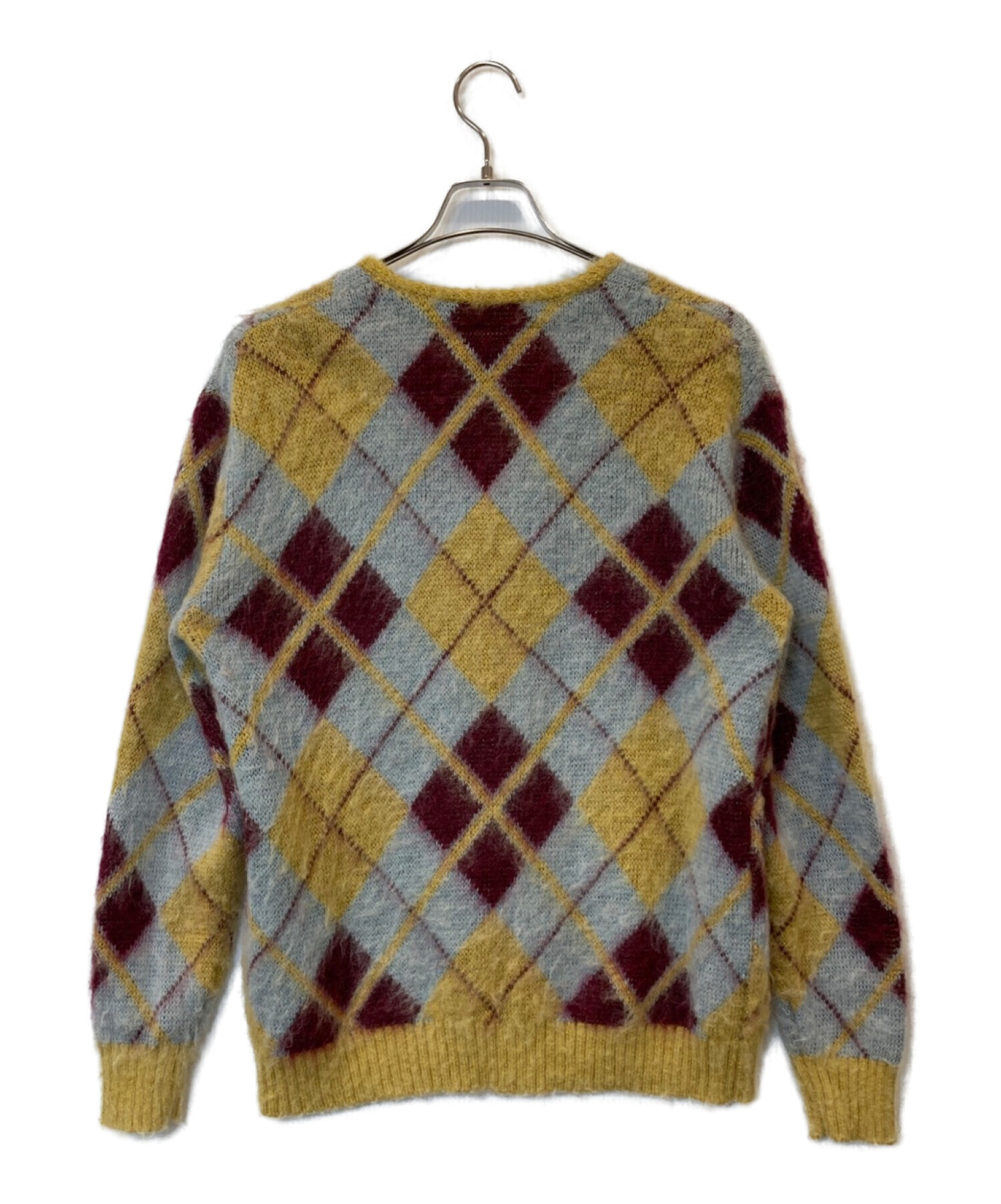 ☆好配色‼️極上☆ニードルス アーガイル モヘアカーディガン M カート