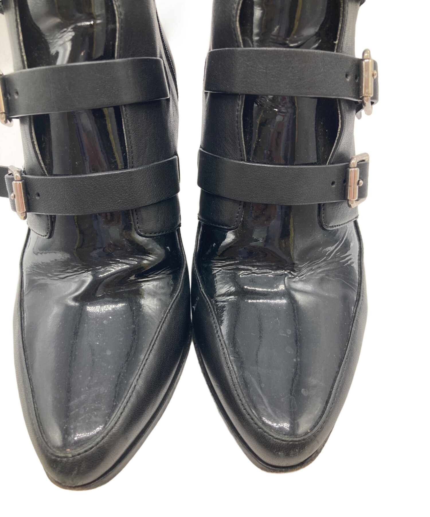 中古・古着通販】JIMMY CHOO (ジミーチュウ) 3連ベルトエナメル 