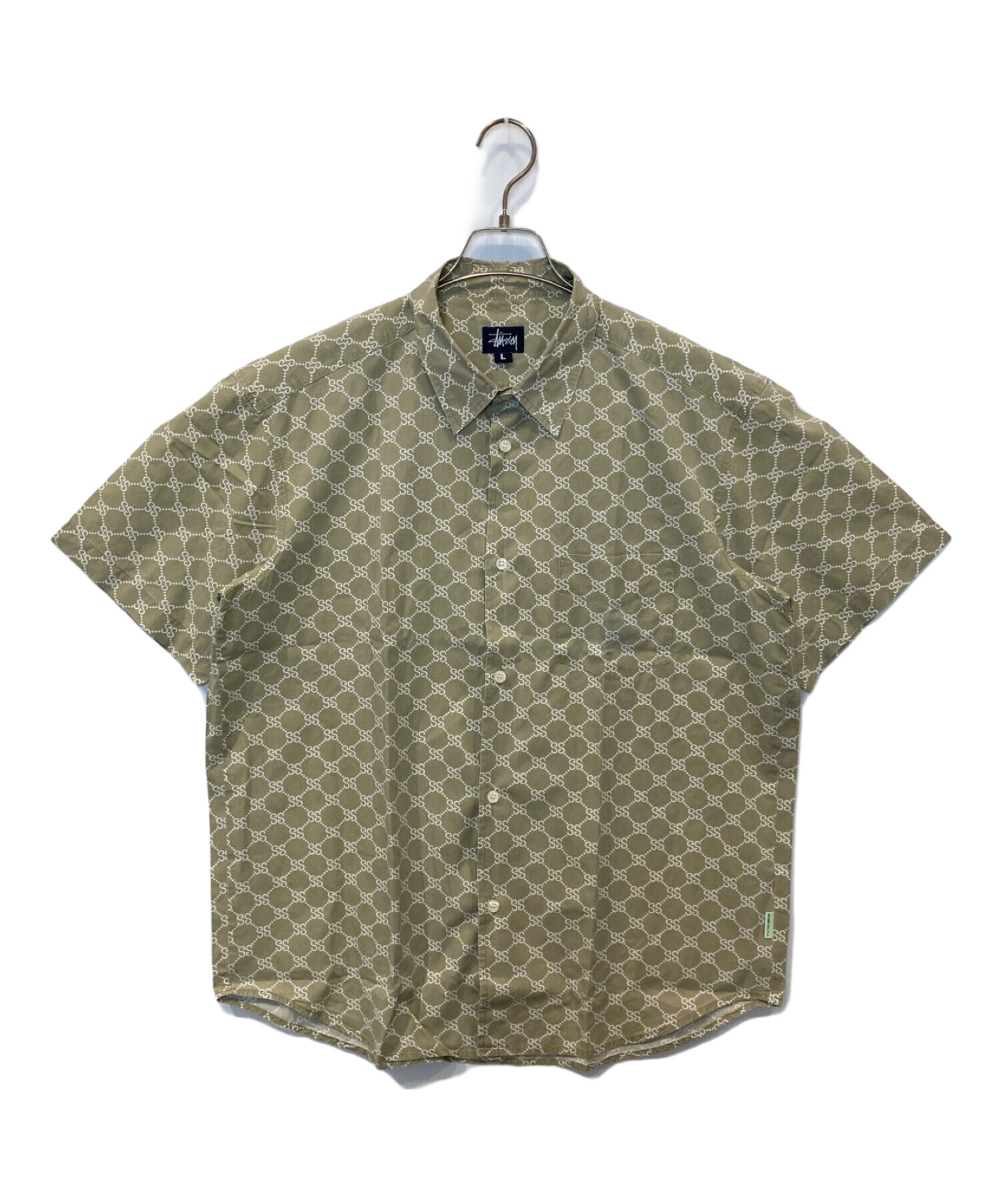 OLD STUSSY モノグラムシャツ