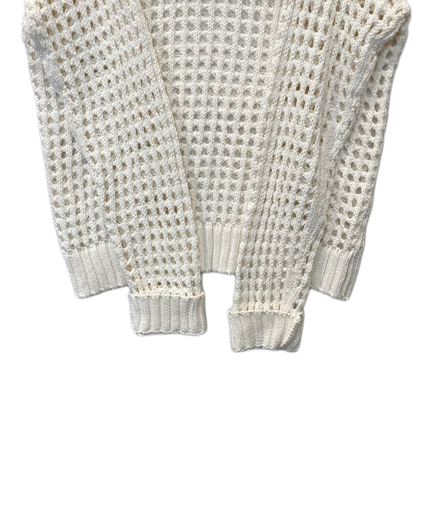 中古・古着通販】TODAYFUL (トゥデイフル) Square Mesh Knit ホワイト 