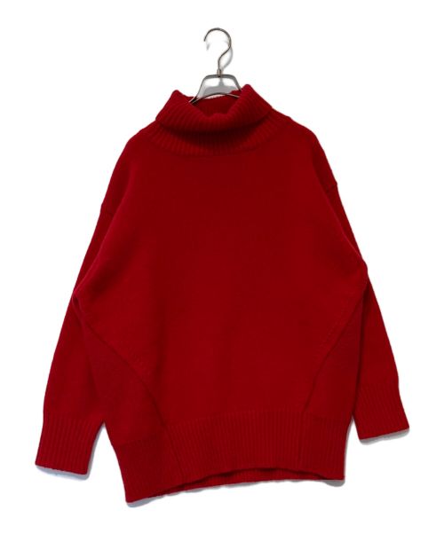美品】Spick & Span ファインメリノタートルプルオーバー◇ 赤