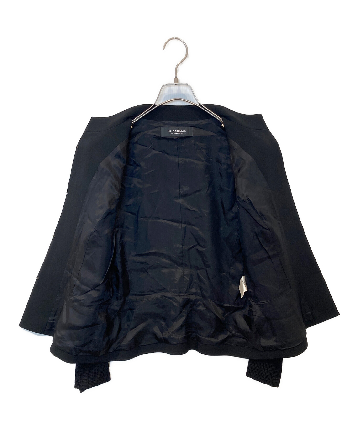 中古・古着通販】GIVENCHY (ジバンシィ) セットアップスーツ ブラック 