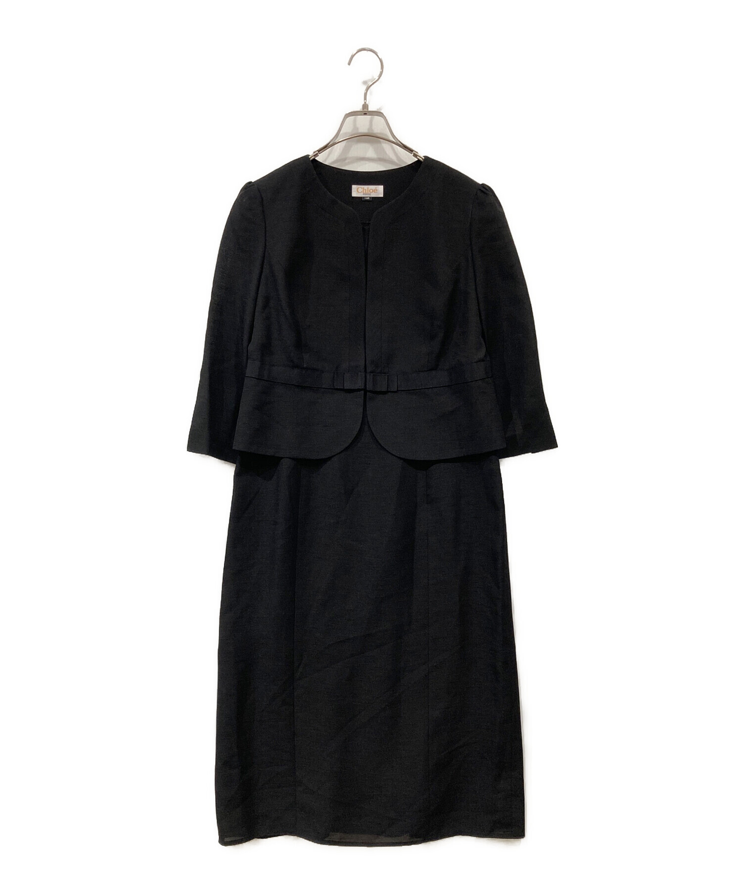 中古・古着通販】Chloe (クロエ) セットアップスーツ ブラック サイズ 