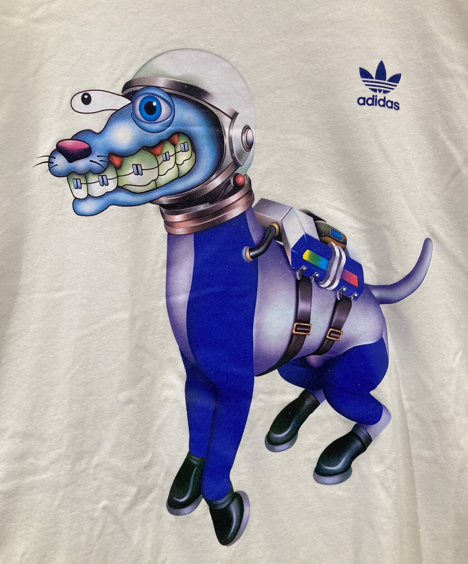 新品タグ付　Adidas カーウィンフロスト　トレーナー adidas x Kerwin Frost 総柄スウェットパーカー アディダス カーウィン