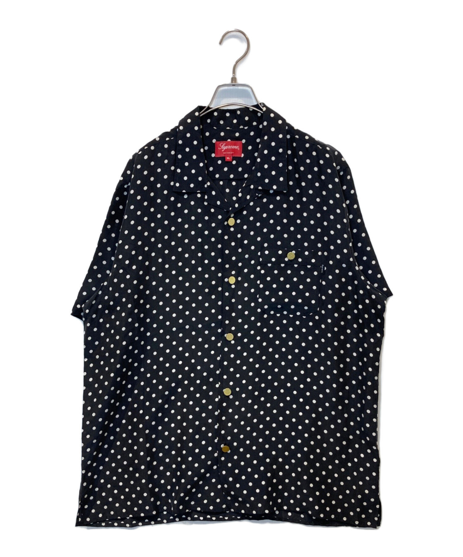 中古・古着通販】SUPREME (シュプリーム) Polka Dot Silk Shirt 