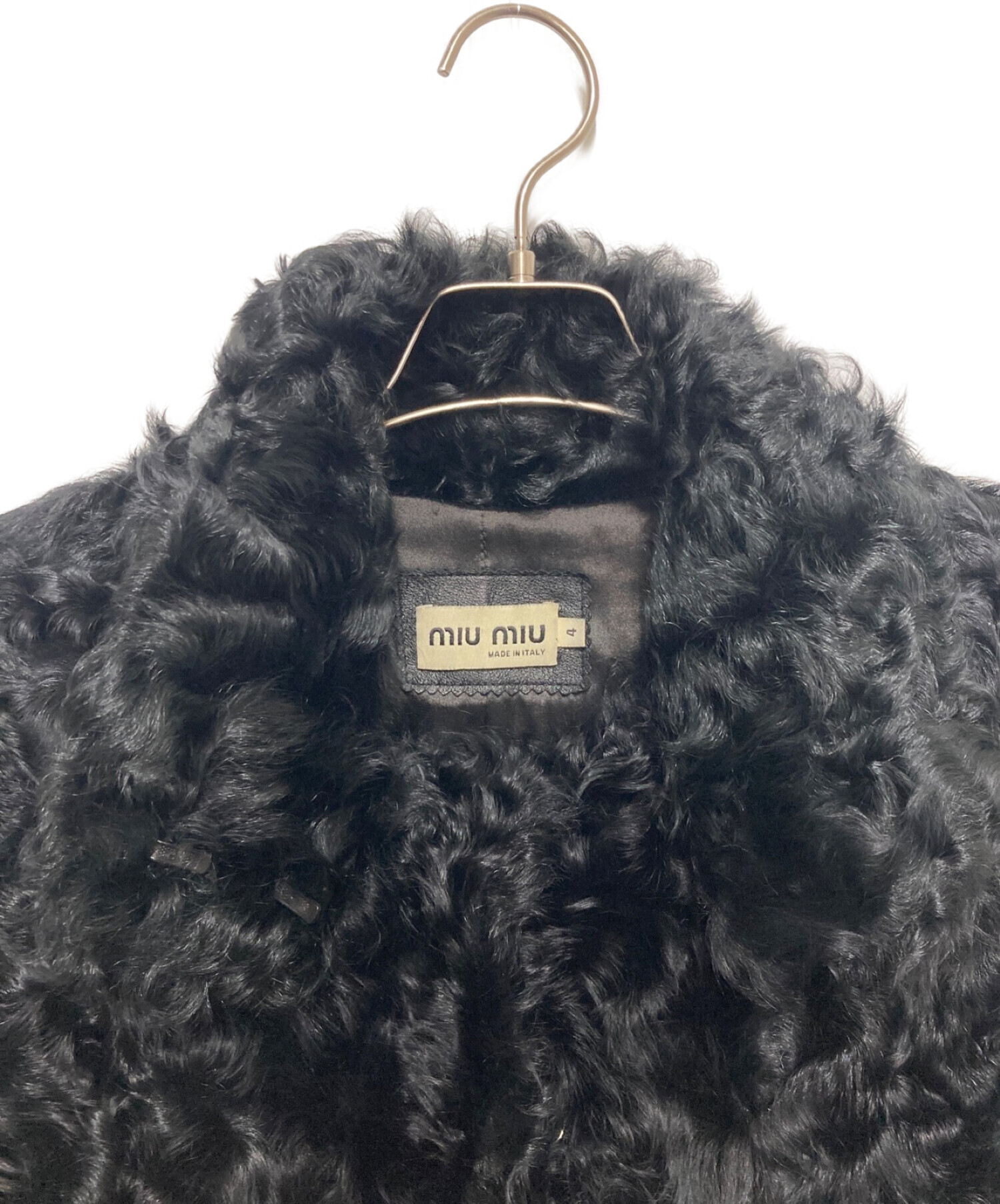 中古・古着通販】MIU MIU (ミュウミュウ) ヴィンテージレザー切替 