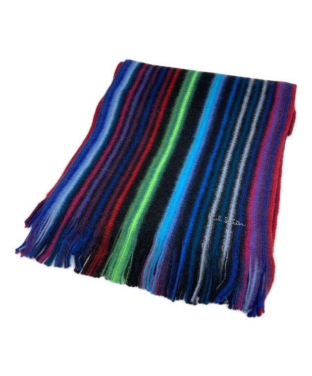 Paul Smith ポールスミス マフラー マルチカラー ストライプ Paul