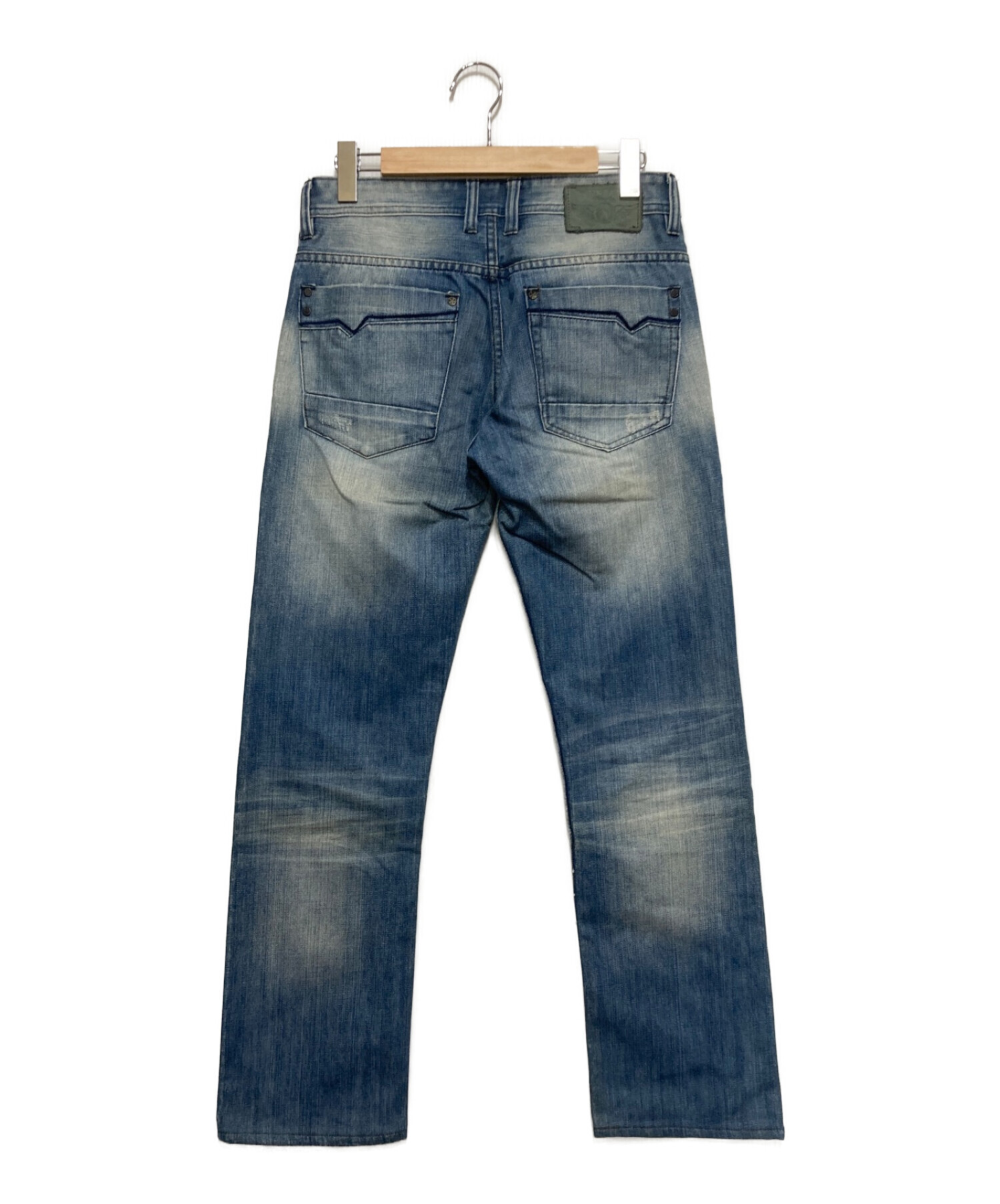 中古・古着通販】DIESEL (ディーゼル) ダメージ加工デニムパンツ 