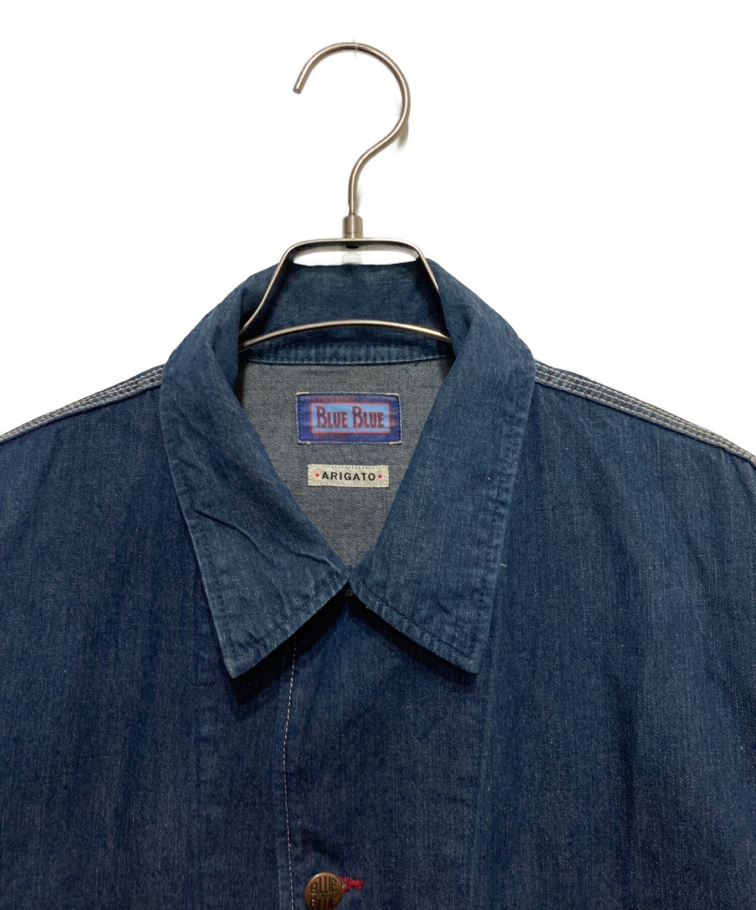 BLUE BLUE ブルーブルー ボア デニムカバーオール 2(M) 中古・古着通販 