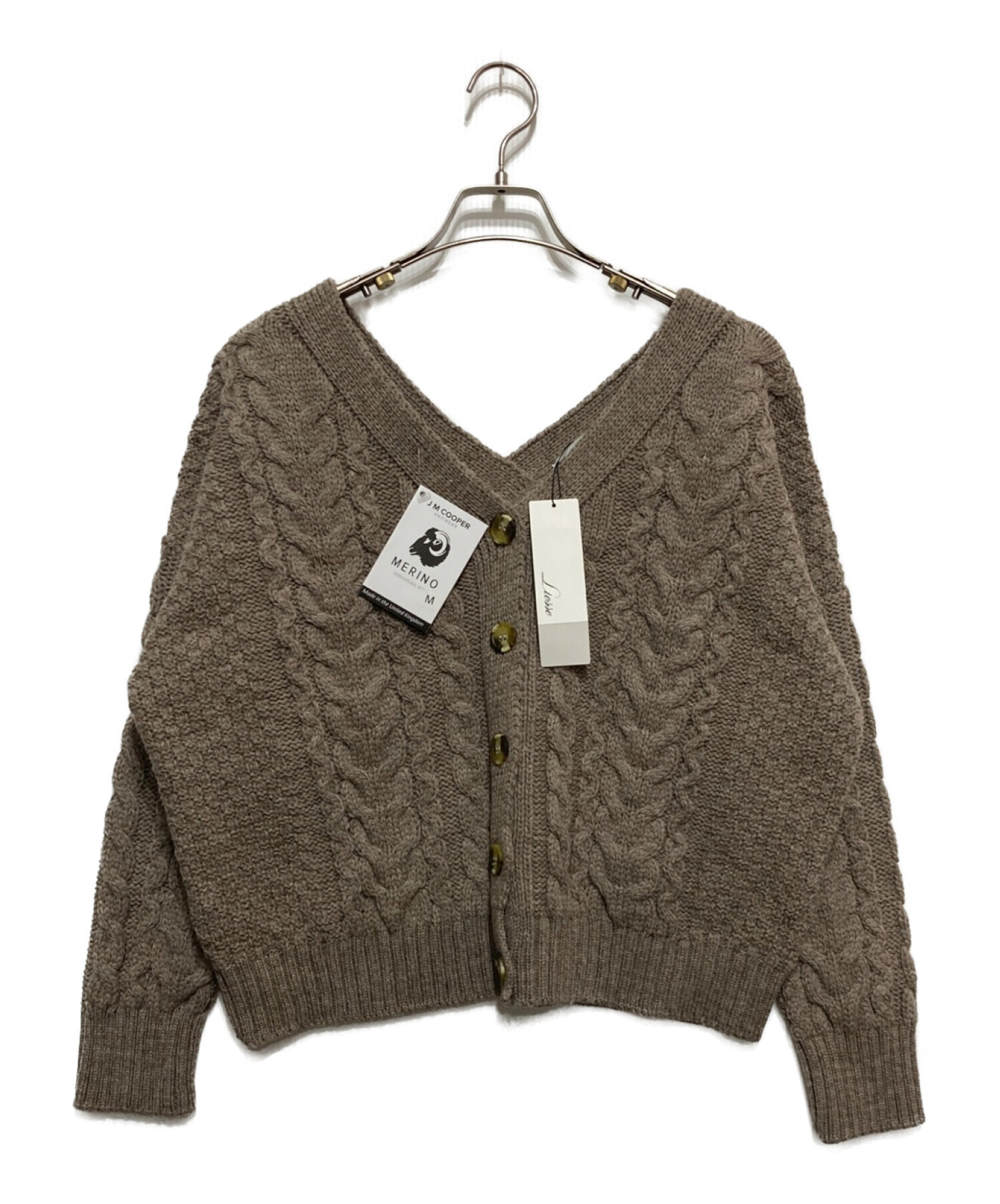 中古・古着通販】Liesse (リエス) 【Oldderby knitwear】カーディガン 