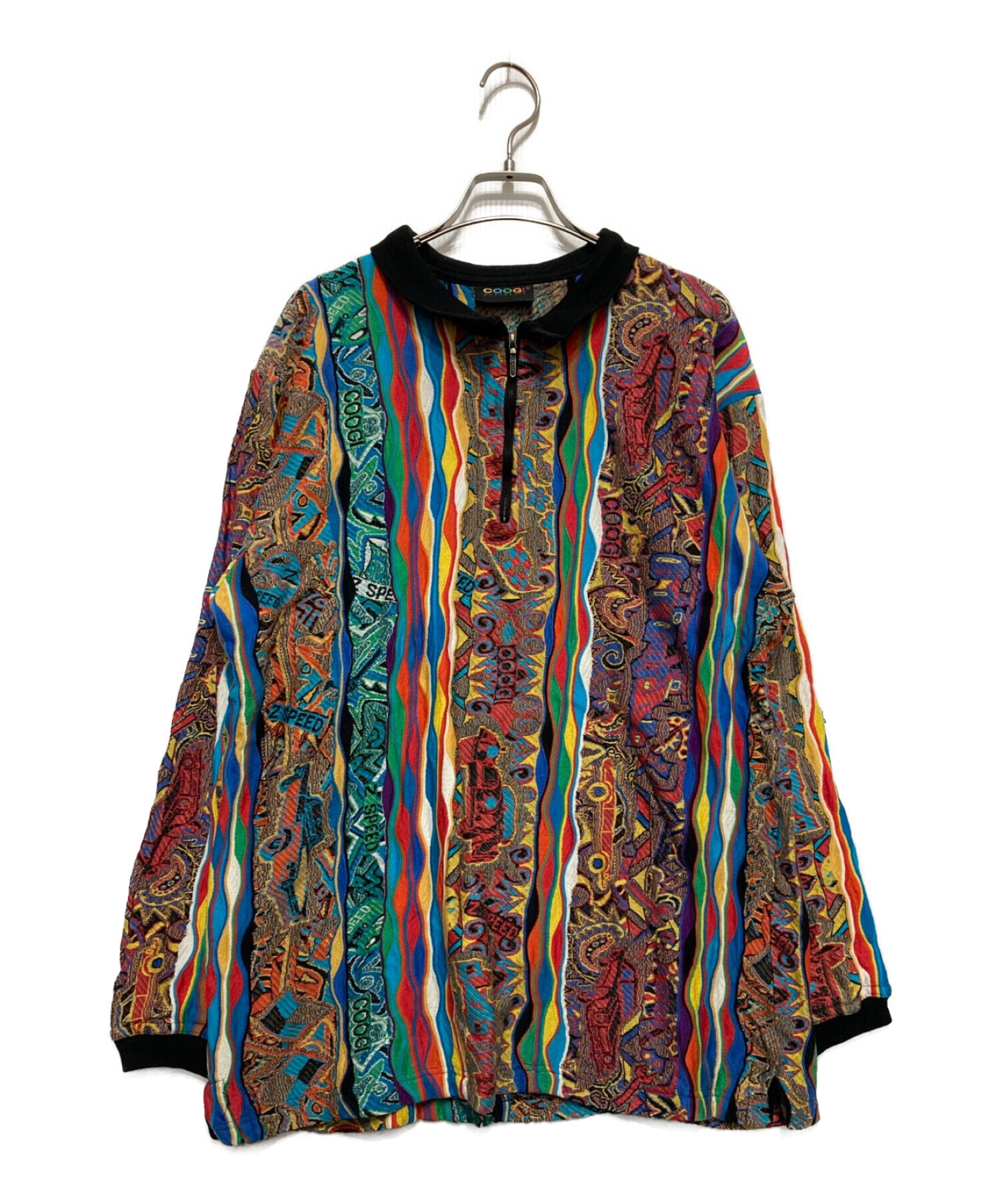 中古・古着通販】Coogi (クージー) 3Dニットポロシャツ マルチ 