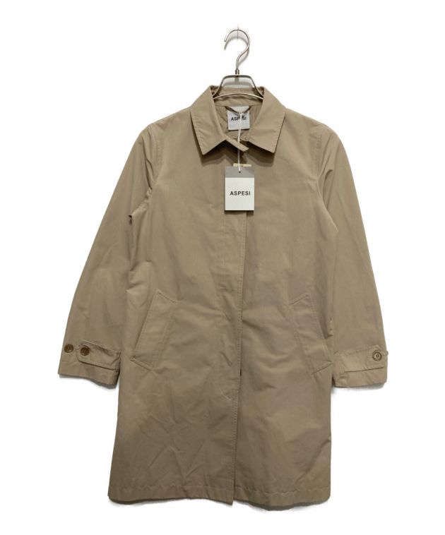 中古・古着通販】ASPESI (アスペジ) ステンカラーコート ベージュ 