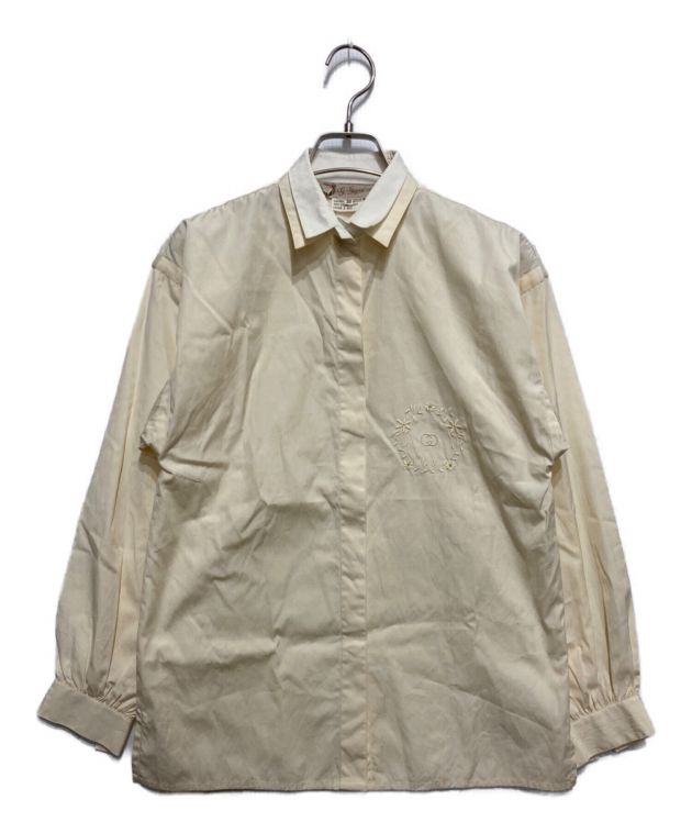 中古・古着通販】GUCCI (グッチ) ヴィンテージシャツ ホワイト サイズ 