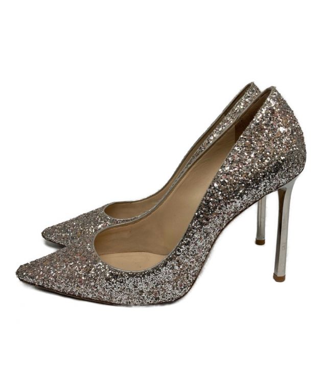 値下げしました]JIMMY CHOO グリッターパンプス size36