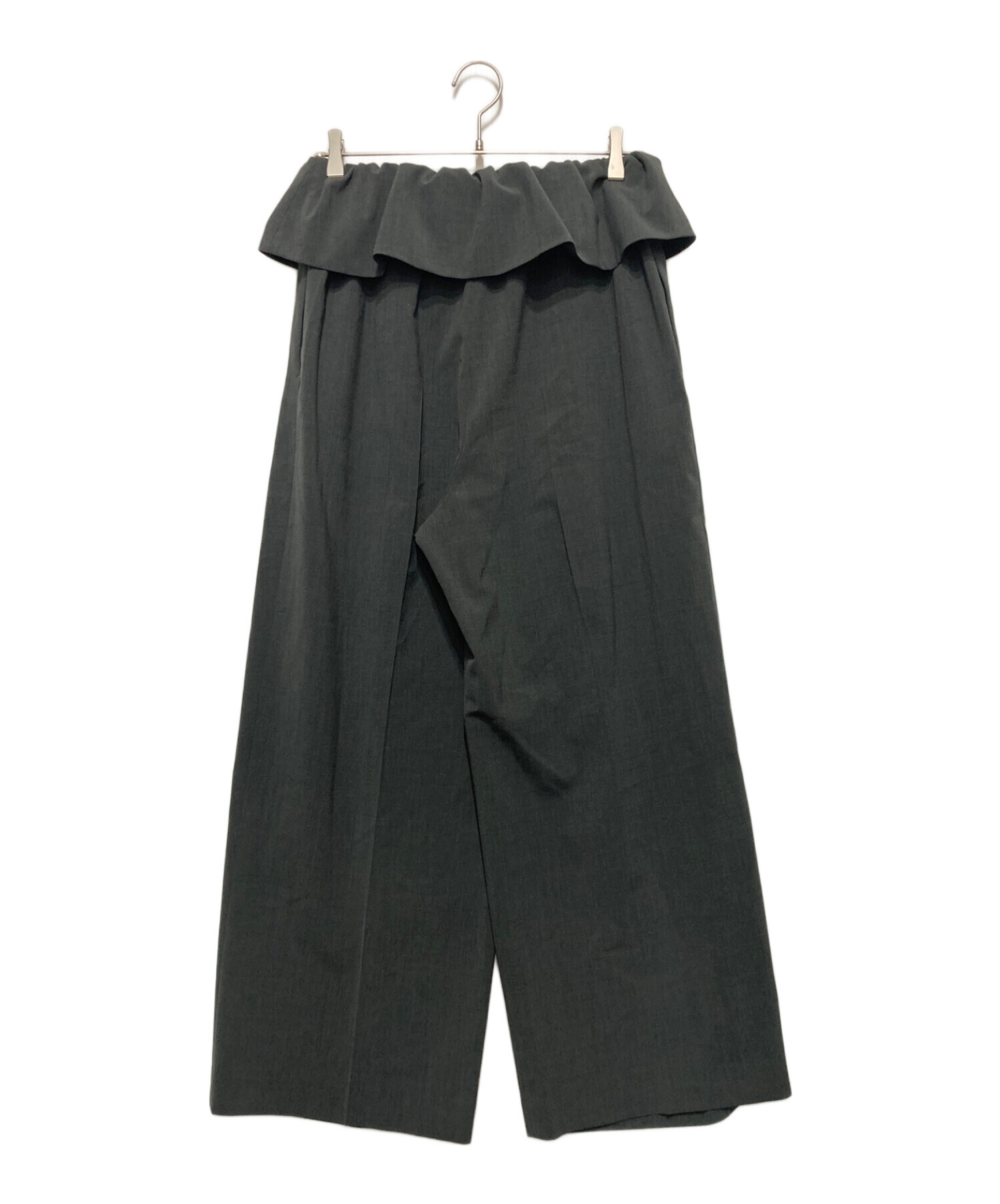 中古・古着通販】LOHEN (ローヘン) オーバーラップパンツ グレー  