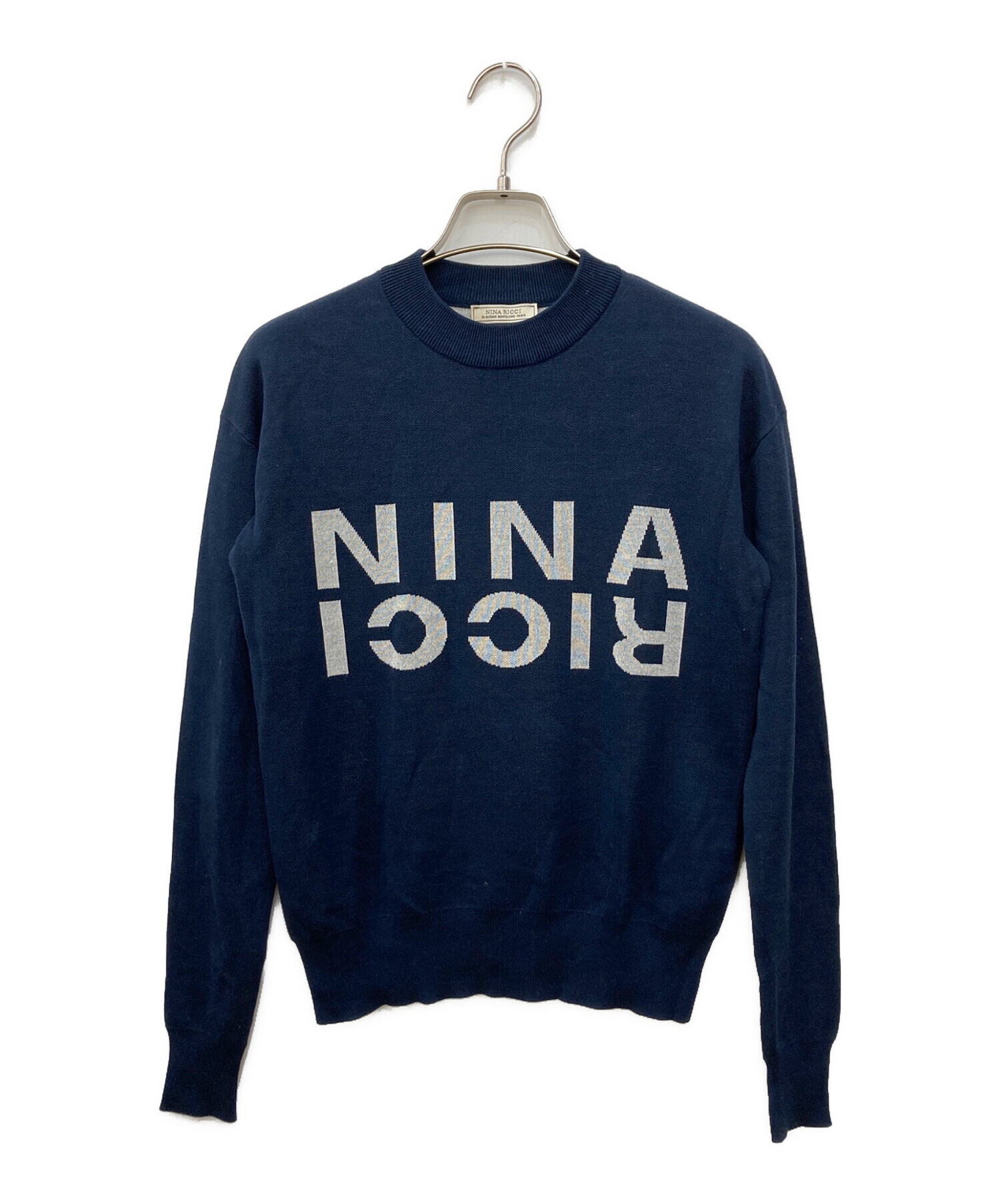 中古・古着通販】NINA RICCI (ニナリッチ) ニット ネイビー サイズ:XS 