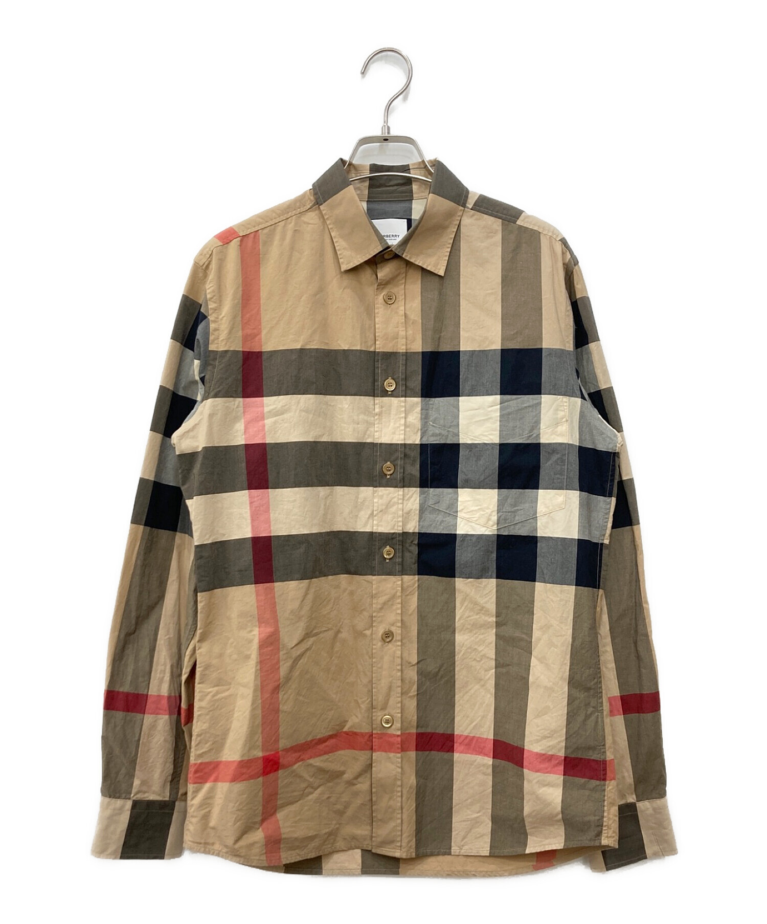 中古・古着通販】BURBERRY (バーバリー) 長袖レギュラーカラーシャツ 