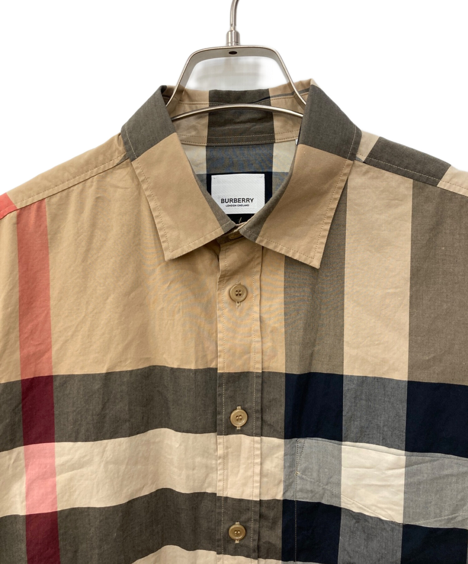 中古・古着通販】BURBERRY (バーバリー) 長袖レギュラーカラーシャツ 