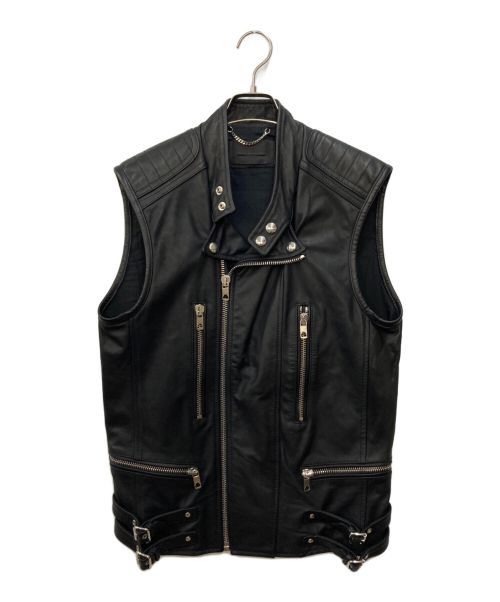 最終値下げ‼️ DIESEL black gold レザーバッグ（テクスチャーミックス  