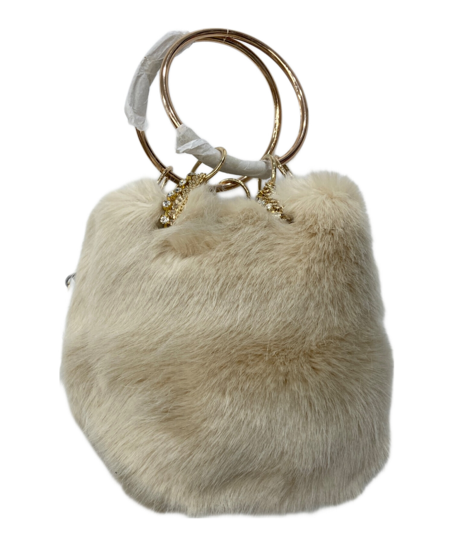 バッグ herlipto Crystal Faux Fur Mini Bag herlipto Crystal Faux Fur Mini Bag