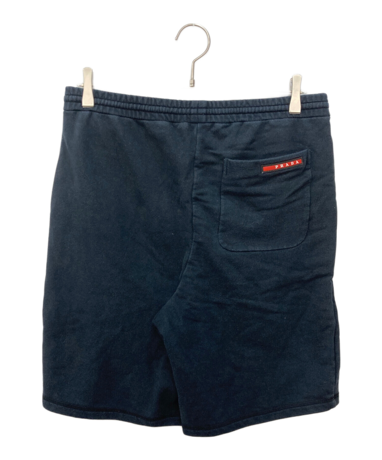 中古・古着通販】PRADA (プラダ) スウェットハーフパンツ ブラック 